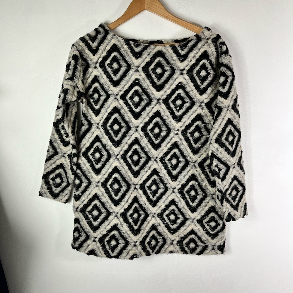 Urban Outfitters Ecote Diamond Boat Neck Tunic sweater